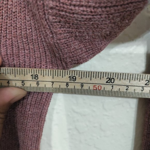 American Eagle Women's Button Front Round Neck Pullover Knit Sweater Medium - Picture 4 of 8